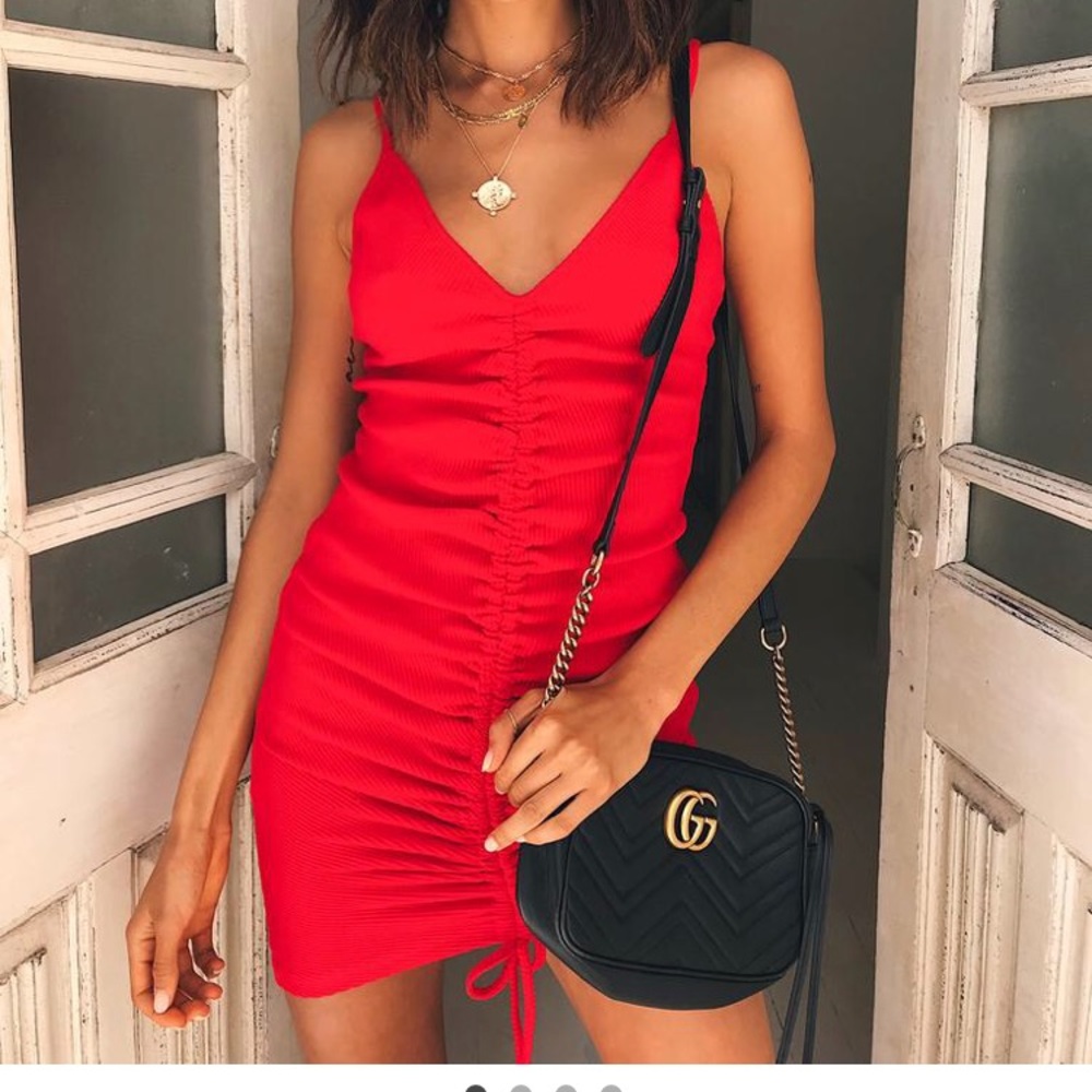 Red dress